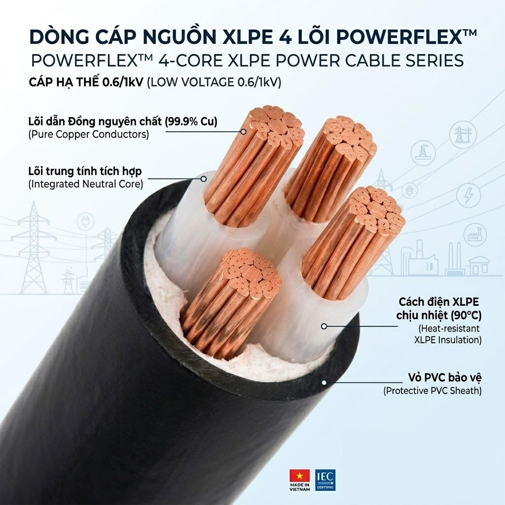 CÁP ĐIỆN LỰC CXV